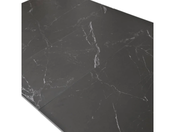 Masa OSTEN 110-140x80 (NEGRU MAT)