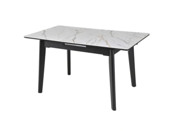 Masa OSTEN 120-160x80 (ALB/AURIU MAT)