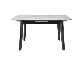 Masa OSTEN 120-160x80 (ALB/AURIU MAT)