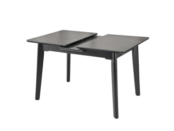 Masa OSTEN 120-160x80 (NEGRU MAT)