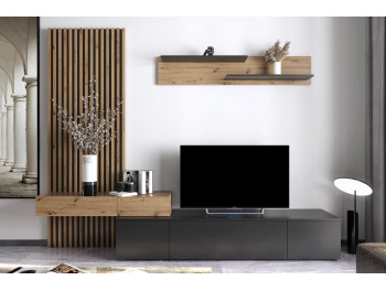 REBECA PLUS Living (STEJAR ARTIZAN/NEGRU)