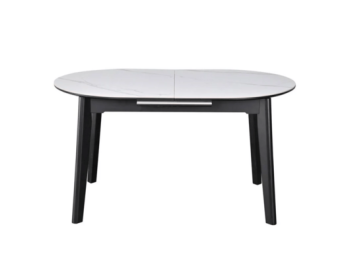 Masa ARES Ovala 120-150x85 (WHITE MATT)