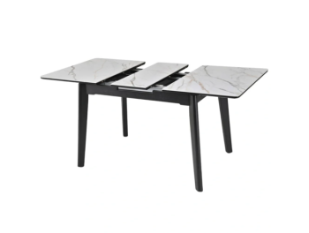 Masa OSTEN 120-160x80 (ALB/AURIU MAT)