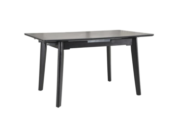 Masa OSTEN 110-140x80 (NEGRU MAT)